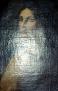 Portrait de famille - Le portrait de la femme du tableau de la bibliothèque
