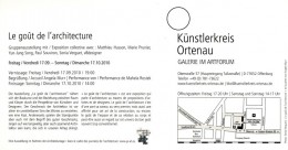 Le gout de l'architecte - flyer 2