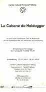 La cave de Heidegger - Flyer 1